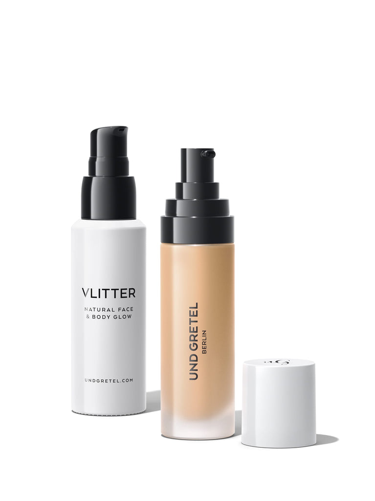 Foundation-Highlighter-Duo für natürlichen Glow Skin Glow Duo
