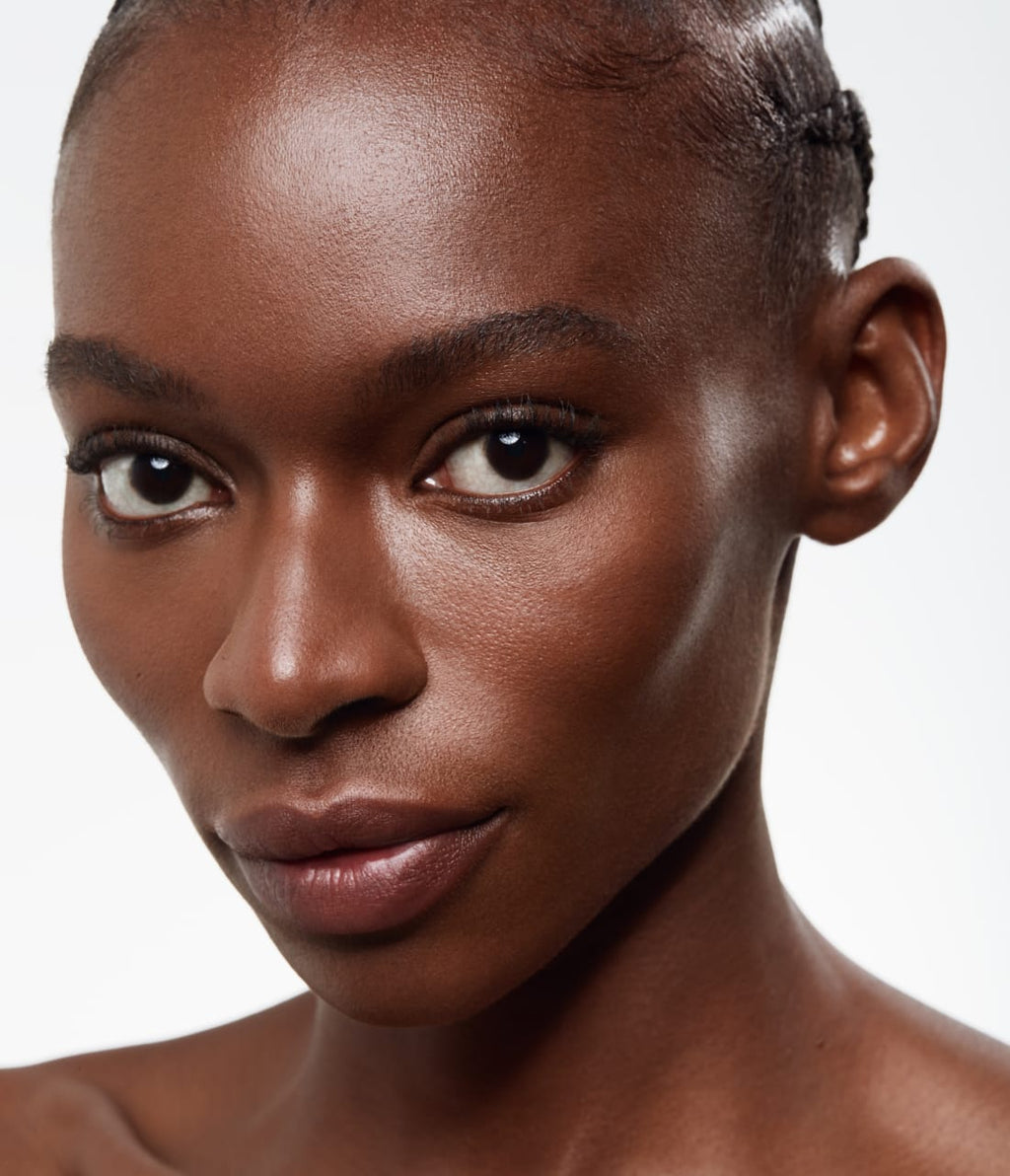 Model ungeschminkt