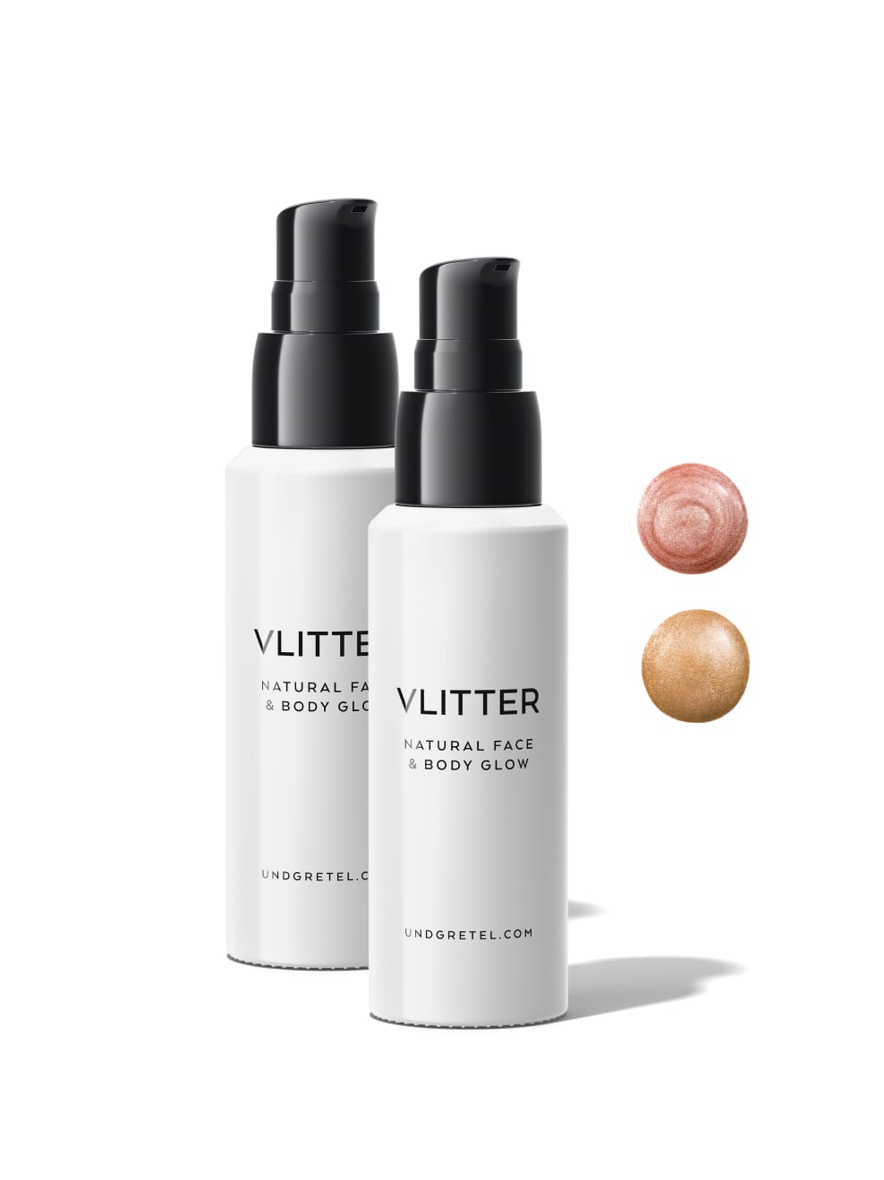 Packshot und Swooshes von Vlitter 01 und 02