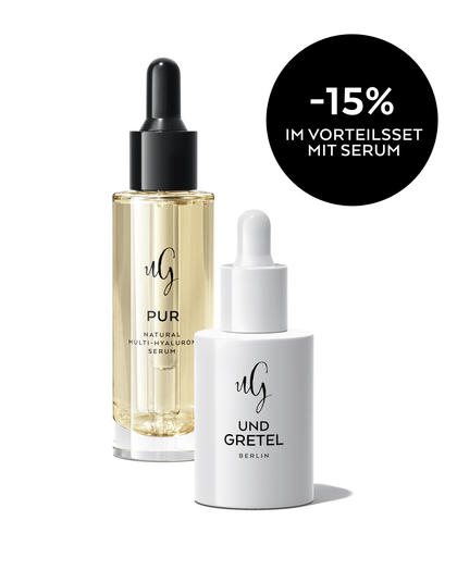 PUR und BRUN mit Badge: -15% Im Vorteilsset mit Serum