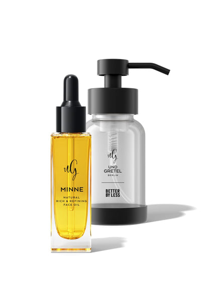 Packshot Minne und Seifenspender