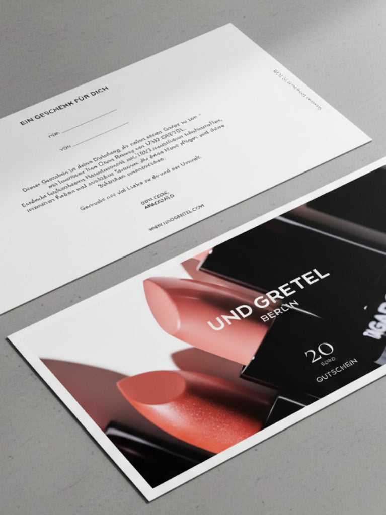Geschenkgutschein Gutscheinkarte