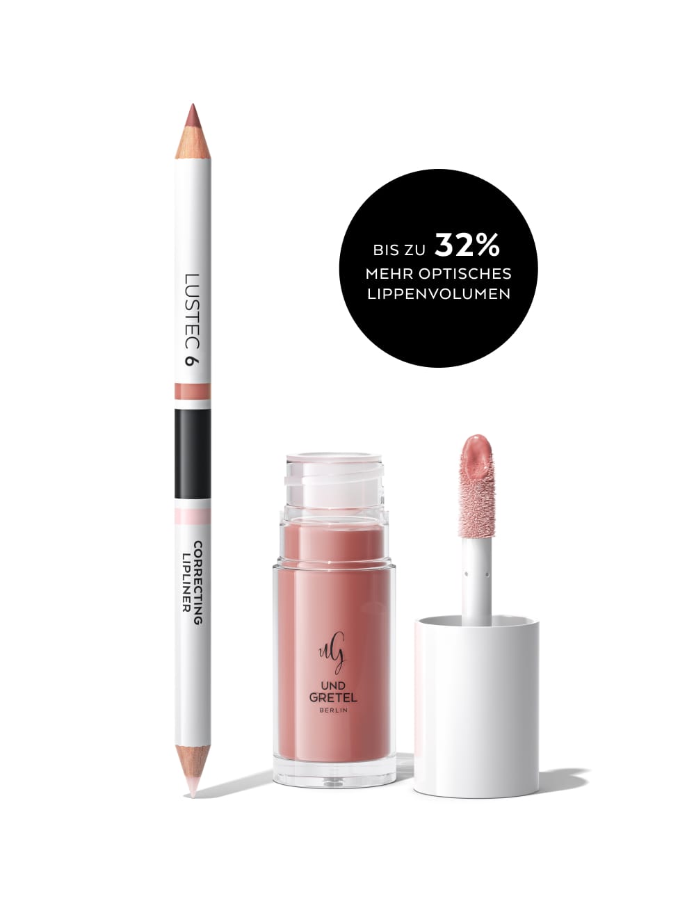 Powder Rose Lip Oil & Lipliner Set