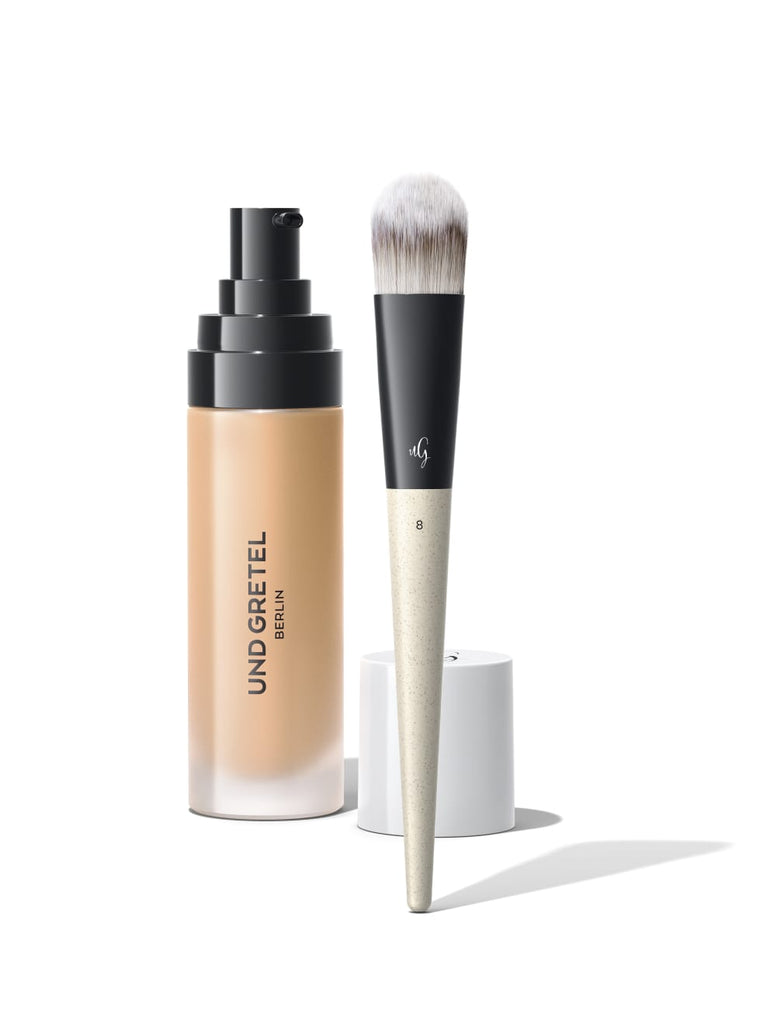 [UN]REAL SKIN COMPLEX Duo Liquid Foundation & Brush Set