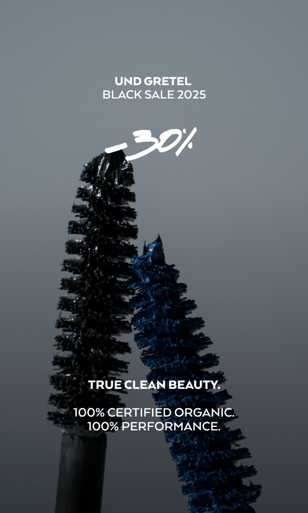 UND GRETEL Black Sale 2025 WINT Mascara schwarz und blau