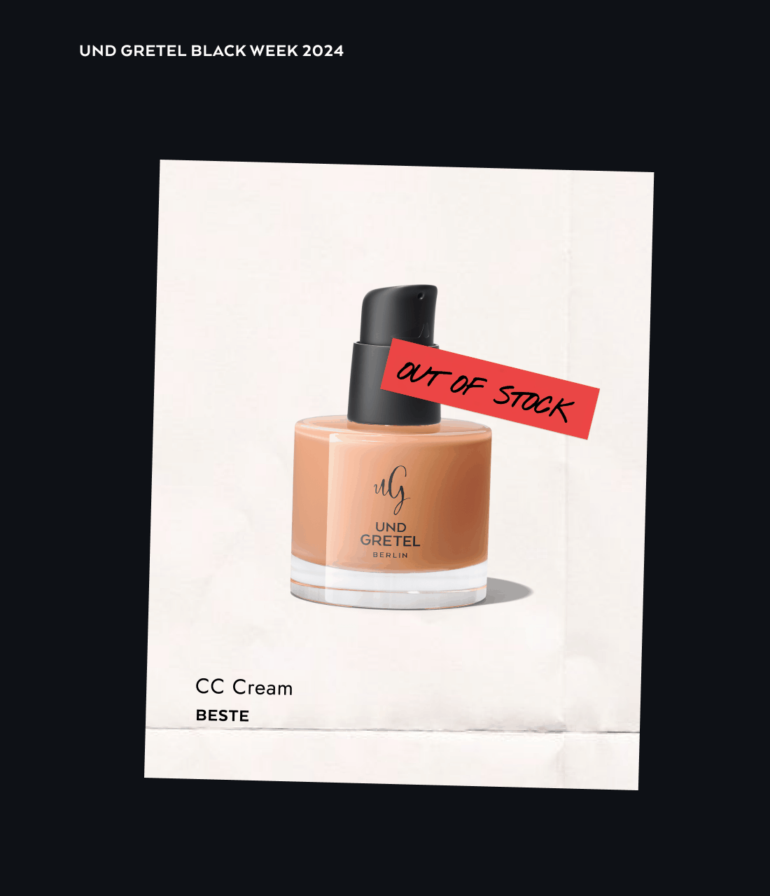 UND GRETEL Black Sale 2025 Out of Stocks 2024