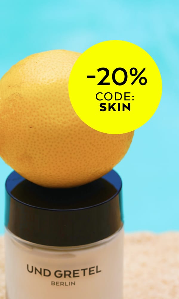 Skincare 20% Aktion ZART Creme Trenner